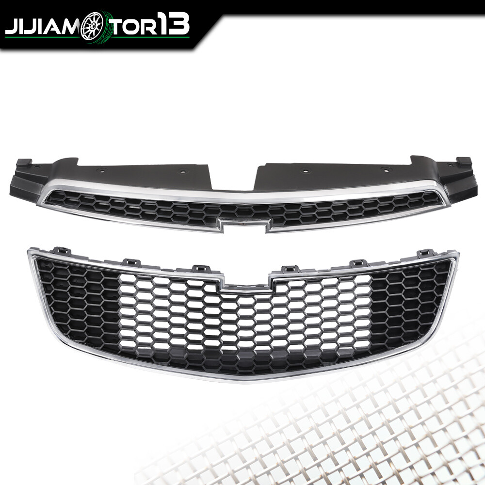Front Bumper Lower Grille For 2011-2015 Chevrolet Cruze - Gray, Direct OE Replacement