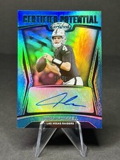 Aidan O'Connell 2024 Certified Potential Signatures Teal Mirror Auto  /50
