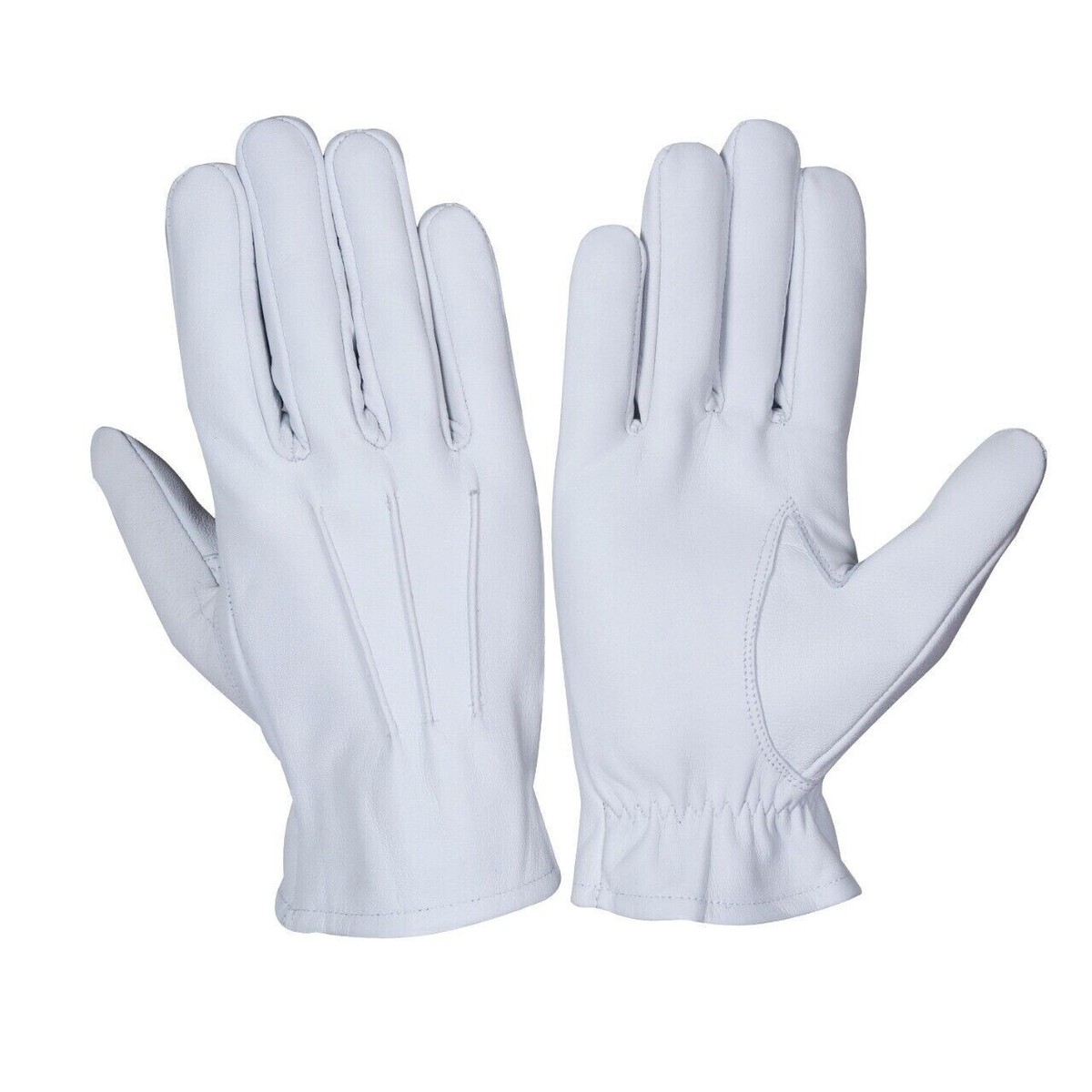 white leather dress gloves CLASSIC WHITE LEATHER GLOVES SOFT GENUINE REAL LEATHER DRESS GLOVES