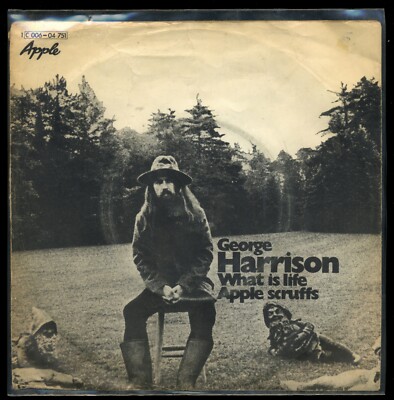Vinyl-Single George HARRISON WHAT IS LIFE/APPLE SCRUFFS Apple 7-Inch Pict Cover 