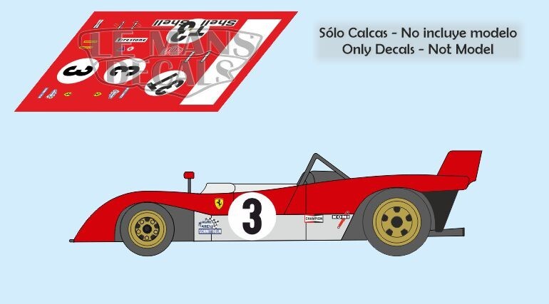 お*い様 1/43 Ferrari312PB '72 Targa Florio FERRARI 312 PB N.3 WINNER TARGA FLORIO 1972 W/A.MERZARIO 1