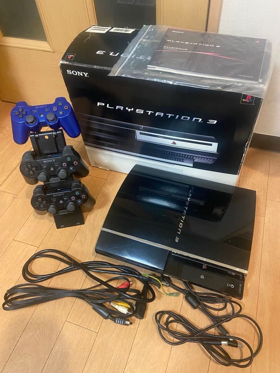 Sony PS3 60GB CECHA00 black Game Console Tested working w/ Three