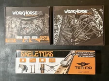 Tethrd Grit XL Saddle Realtree XL Platform Skeletor Sticks Combo Package New