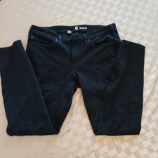 Womens 14 Tall Carhartt Black Slim Fit Jeans