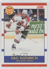 1990-91 Score Prospect Bilingual Eric Weinrich #389 q7c