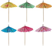 GUSTO [240 Count] Cocktail Umbrellas for Drinks, Umbrella Picks - 240