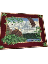 Handmade USA Eagle Quilted Crib Pad / Wall Hanging
