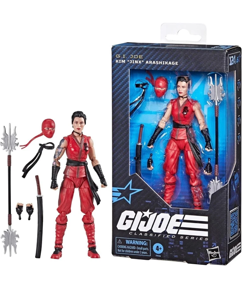 G.I. Figura de acción Joe Classified Series Kim "Jinx" Arashikage - HASBRO Foto 3 de 3