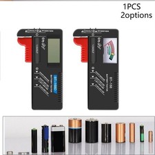 Digital Display Battery Tester for AA AAA C D 9V with No Extra Batteries