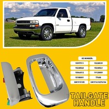 For 1999-06 Gmc Sierra 1500 2500 3500 Hd Rear Tailgate Handle W Bezel Trim Eag For 1999-06 Gmc Sierra 1500 2500 3500 Hd Rear Tailgate Handle W Bezel Trim Eag