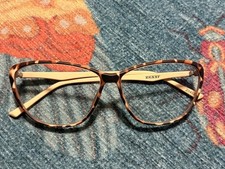 Zenni 204025 Full Rim Cat Eye Brown Animal Pr...