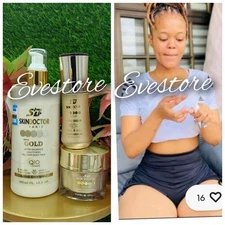 Skin Doctor Gold whitening Lotion, face Cream, Serum 