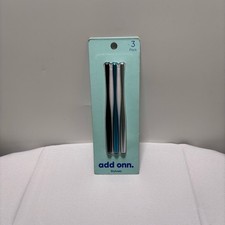 Add Onn Stylus 3-Pack - Black, Silver, and Blue