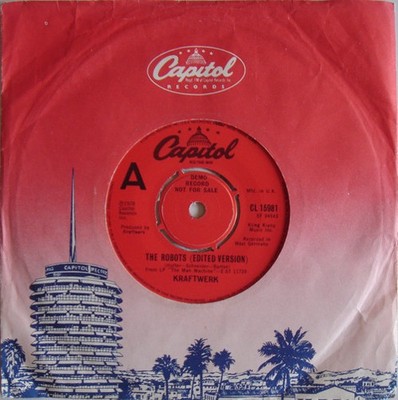 Kraftwerk - The Robots (7'', Single, Promo)
