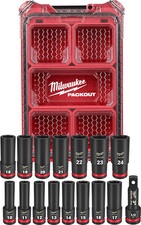 Milwaukee 49-66-6803 16PC SHOCKWAVE Impact Duty Socket 1/2  Drive 16PC MM Set
