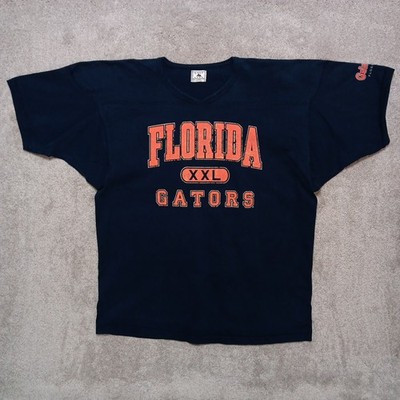 Vintage 1990s Florida Gators T Shirt Size XL Blue Short Sleeve SEC Made In USA
