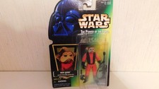 1996 Star Wars POTF Nien Nunb Blaster Pistol and Rifle Action Figure Kenner