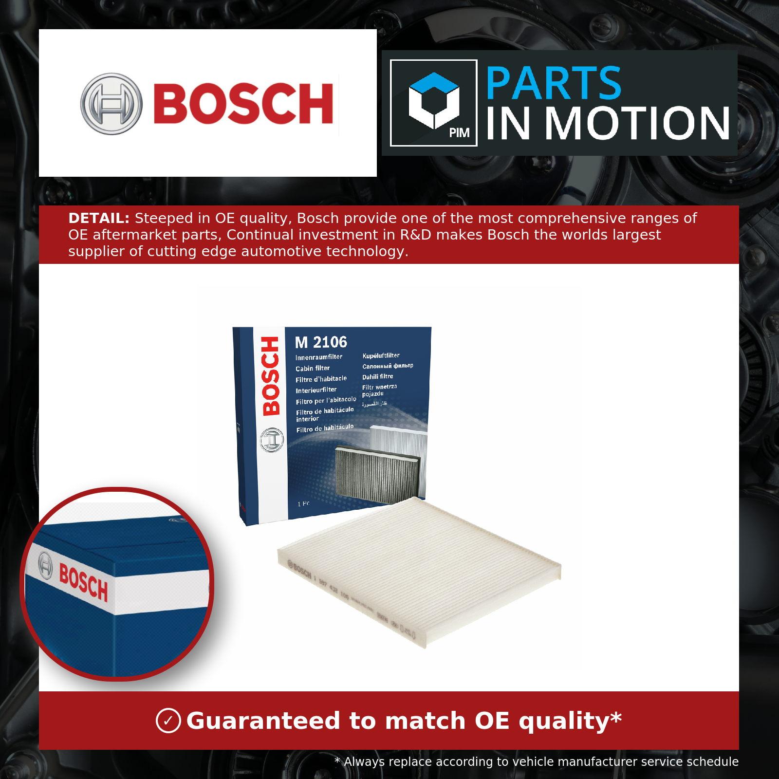 ✅Fits BOSCH 1 987 432 106 Filter, interior air ⭐UK Seller⭐ - Image 7