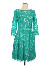 Eliza J Women Green Cocktail Dress 8