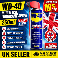 WD-40 Multi Use Lubricant Spray 250ml – Smart Straw Multipurpose Lubricant UK 28.20 per litre