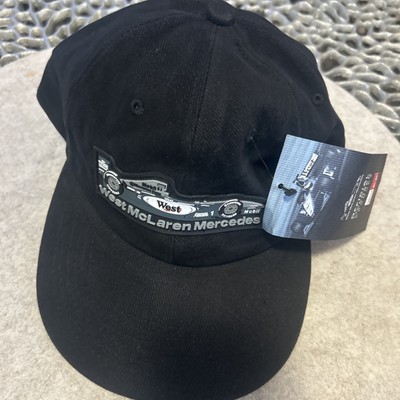 Basecap, Kappe, F1, FORMEL 1 WEST McLaren Mercedes Vintage Schwarz Mit Tag Neu