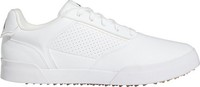 adidas RetroCross Spikeless Mens Golf Shoes White Sneakers 3 Stripes