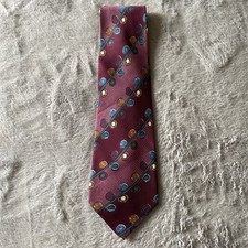 Authentic KRIZIA UOMO Multi Color 100 Silk Necktie Tie
