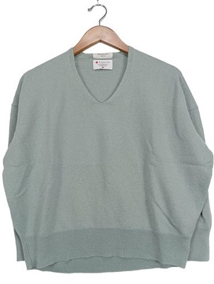 OPAQUE.CLIP V-Ausschnitt-Pullover Damen Pullover Gr. DE 38 hellgrau Casual-Look