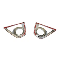 Exterior Decor ABS Chrome Front Fog Light Cover Trim For Mazda CX-5 2013-2014 F