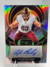 2025 Panini Select Tyler Biadasz Silver Prizm Auto #SIP-TBZ