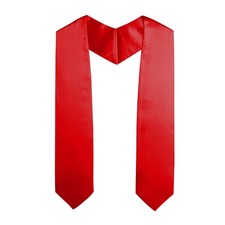 Unisex Adult Plain Graduation Stole Sash 60" long for Ceremony Photos