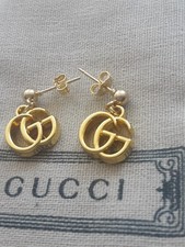 Gucci Earrings charms logo gg stamped