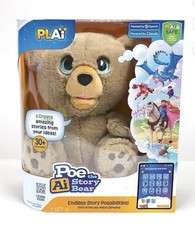 Poe the Ai Story Bear Endless Story Possibilities My Fuzzy Friend, Brand New