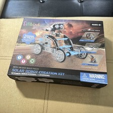 Sillbird Solar Robot Creation Kit - 190 Easy Pieces - Build 12 Different Robots