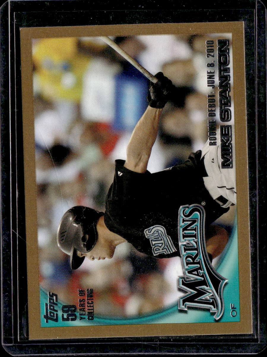 2010 Topps Update #US-327 Mike Stanton Gold #/2010