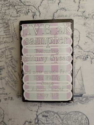Britney Spears Aaron Carter Jive 2K Sampler 1999 Cassette Single Promo VG+/VG