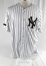 Maillot Blanc Émis Pour Le Match New York Yankees 2017 Memorial Day 46 DP98675