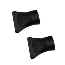 2PCS Universal Hair Dryer Diffuser Nozzles Replacement Black Attachments for ...