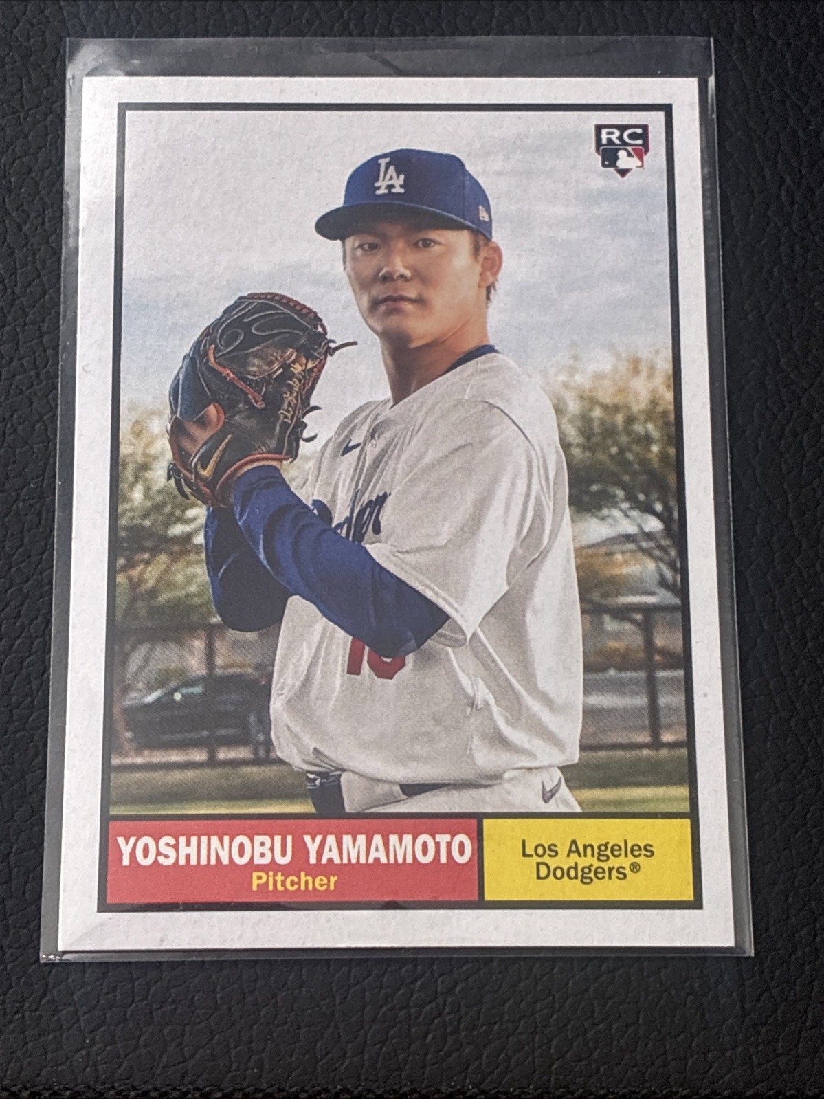 2024 Topps Archives Yoshinobu Yamamoto 1961 Style Rookie RC #61 LA Dodgers