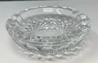 Vintage Waterford Cut Crystal Ashtray 3 Slot Cigarette Cigar 4.75" Signed MCM