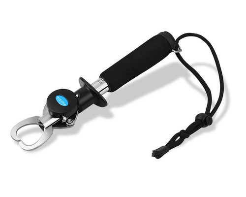Fish Gripper with Retractable Fish Measuring Tape Fish Lip Gripper with Scale fo - Picture 1 of 7