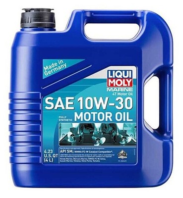 LIQUI MOLY 4L Marine 4T Motor Oil SAE 10W30 Comes in Case of 4 Units