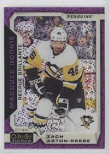 2018 O-Pee-Chee Platinum Marquee Rookies Violet Pixels Zach Aston-Reese #179 ut8