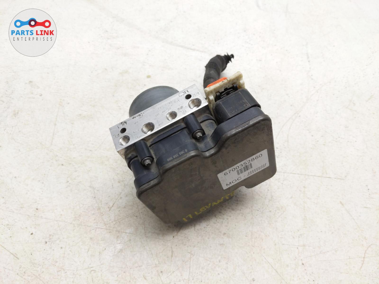 2017-20 MASERATI LEVANTE ABS PUMP BRAKE ANTI LOCK HARNESS PLUG ASSEMBLY M161