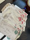 Huge Lot Of 170, 1800-1920 Covers Stamps Postmarks Addressed  Antique Envelopes — photo 5