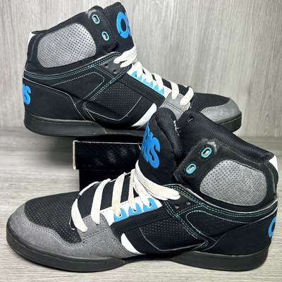 Osiris NYC 83 Like Bronx Suede Black Grey Blue Rare Y2K Skate Shoes Barely  Worn | eBay