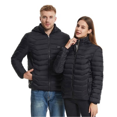 Men's Heated Jacket Polar Fleece with 12V Battery Pack Soft Fleece ElectritO