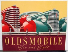 1938 Oldsmobile 6 8 Full Line Sales Brochure With Specs Original Color