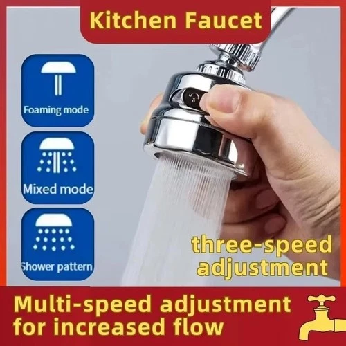 Flexible Faucet Extender 360° Bendable Sink Tap Spray Head Attachment Kitchen UK - Picture 2 of 13