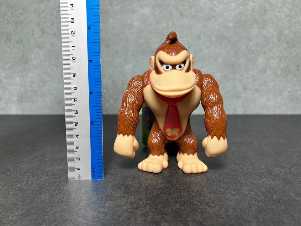 Takara 1999 Donkey Kong & Diddy 4" Sofubi Figura Vinilo Familia Burro Con Etiqueta Foto 4 de 4
